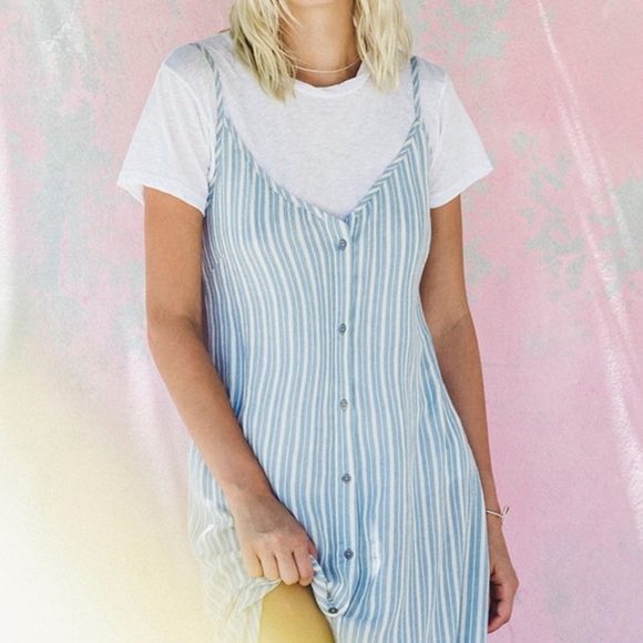 Billabong Button Down Maxi Dress - Picture 3 of 3